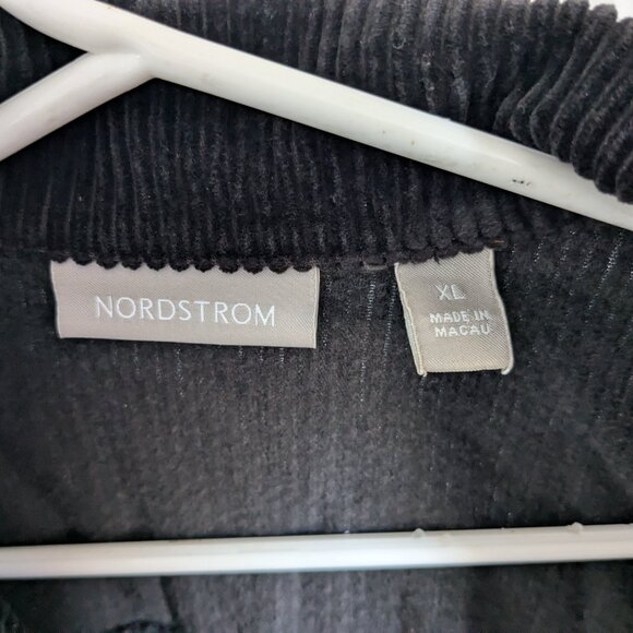 Nordstrom Black Collared Button Down Cotton Corduroy Vest XL - Picture 8 of 10